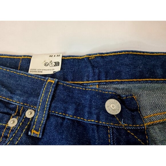 Levi's Men 501 Original Regular Fit Jeans Straight Leg, Black Size 32x32 0660 - Picture 8 of 14